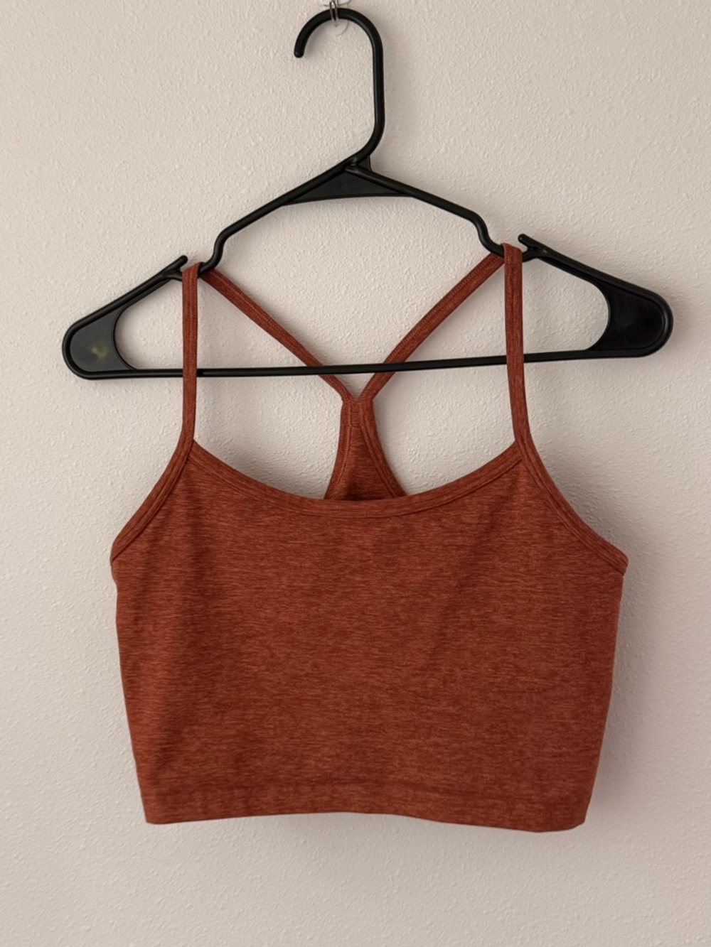 aerie Rusty Orange Longline Sports Bra
